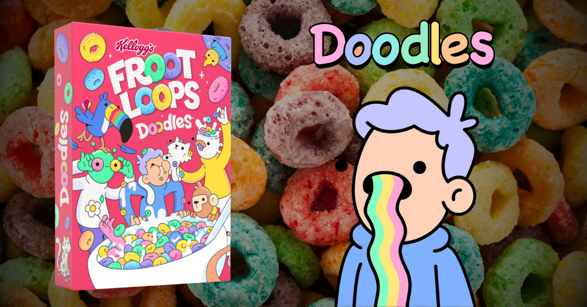 Doodles NFTs Partner with Kellogg’s Froot Loops for Custom Cereal Boxes